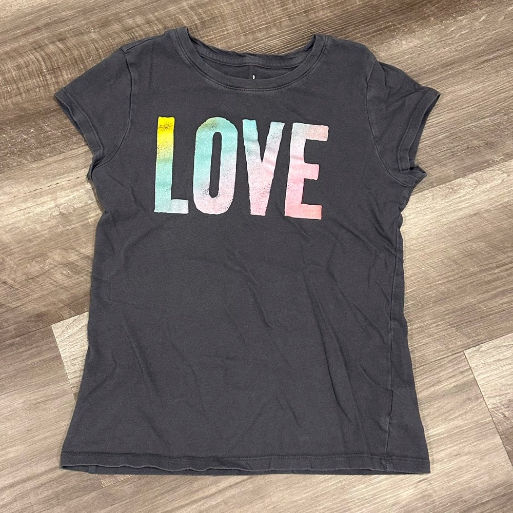 Girls Valentine Love T-shirt Old Navy sz L